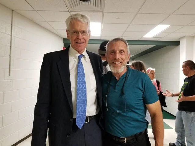 Paul and Dr Caldwell Esselstyn (author of Prevent & Reverse Heart Disease)
