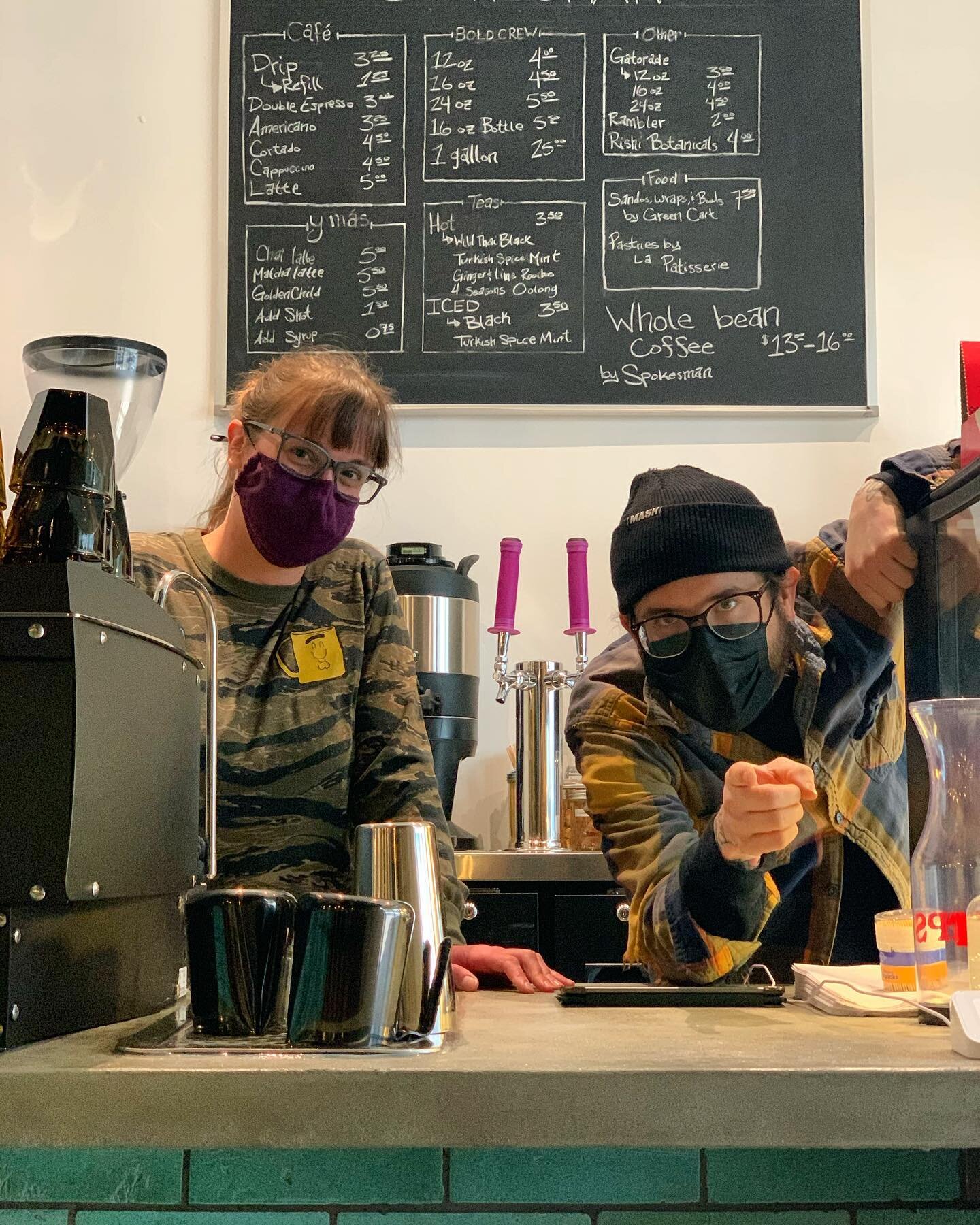 Very excited to announce that @spokesmancoffee has officially opened a coffee bar in our tasting room!  Don&rsquo;t be a dingus and start drinking coffee here all the time 🖖