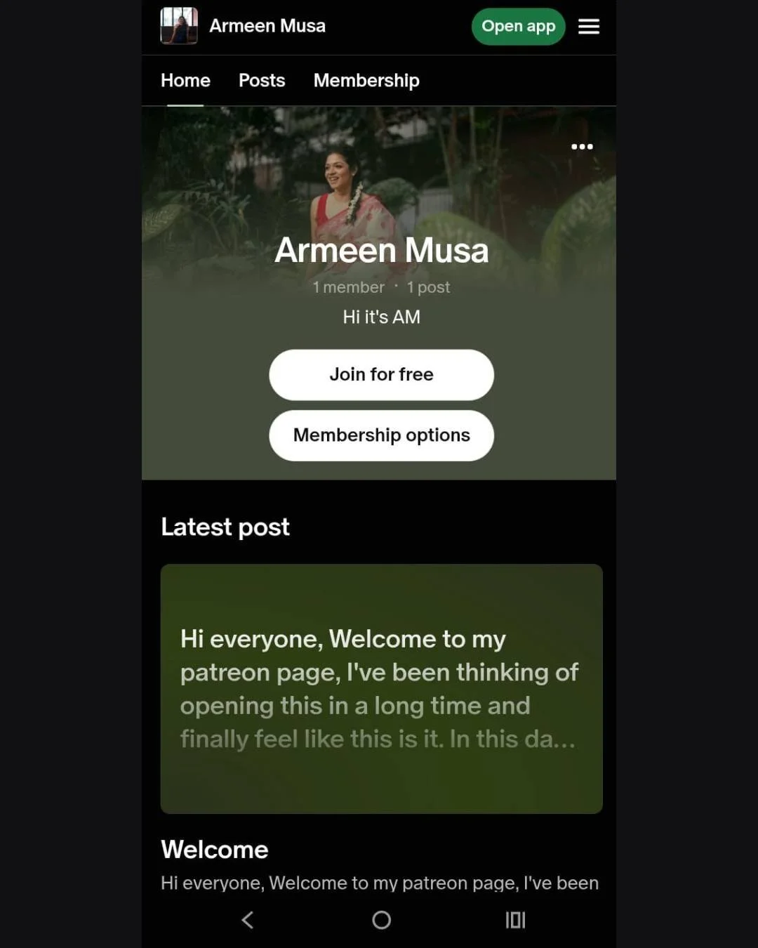 This is my new Patreon page. The BTS of our last reel will be uploaded here today. (Join for free to subscribe to a tier as you wish!)

Link in bio