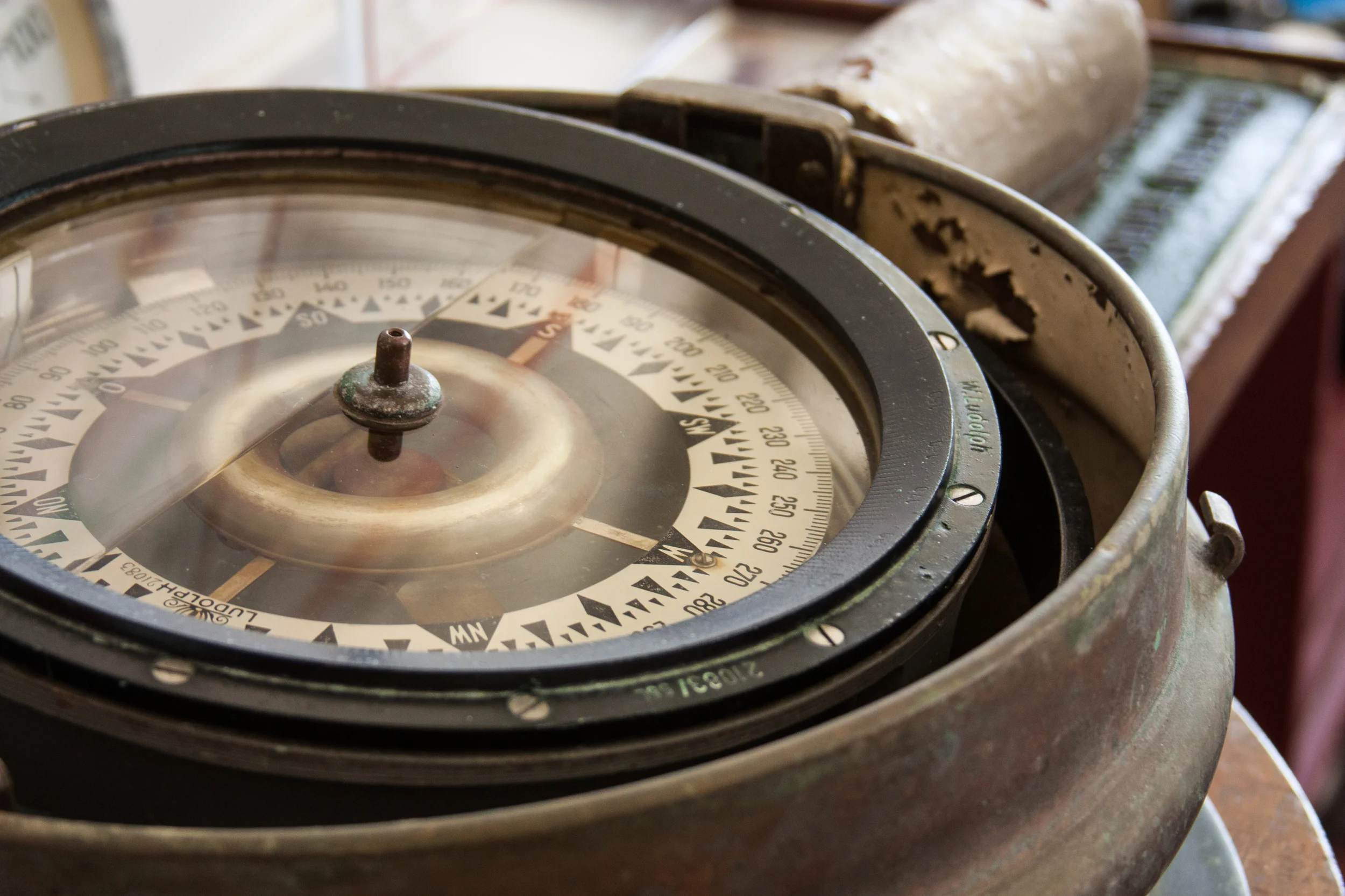 Nautical Compass - Historic Peanut Island Coast Guard Museum 