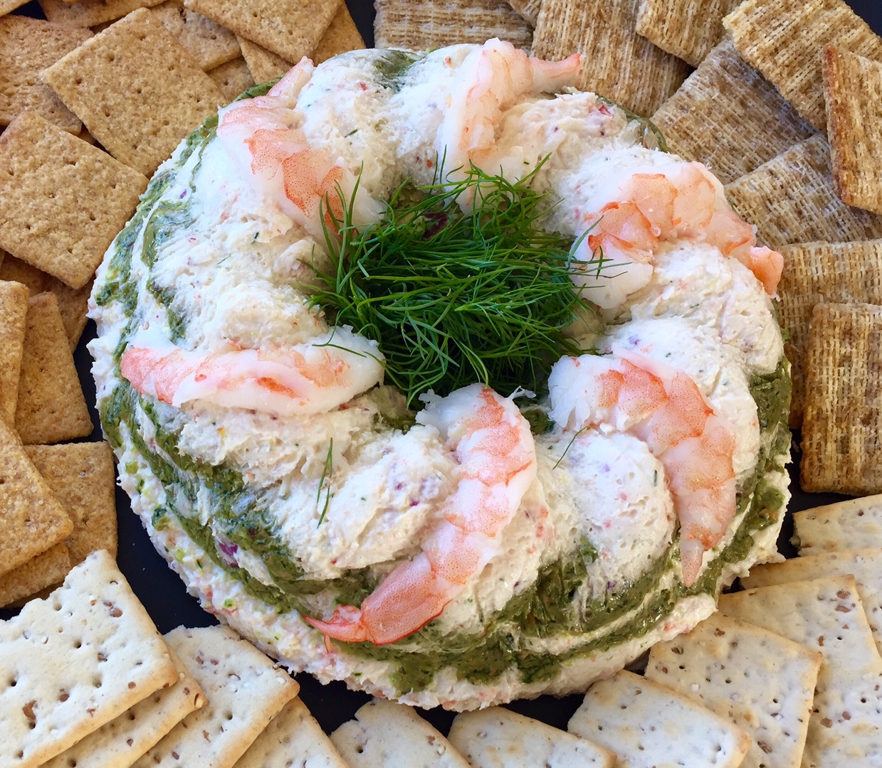 Shrimp Mousse with Dill Pistachio Pesto — Cooking with Class