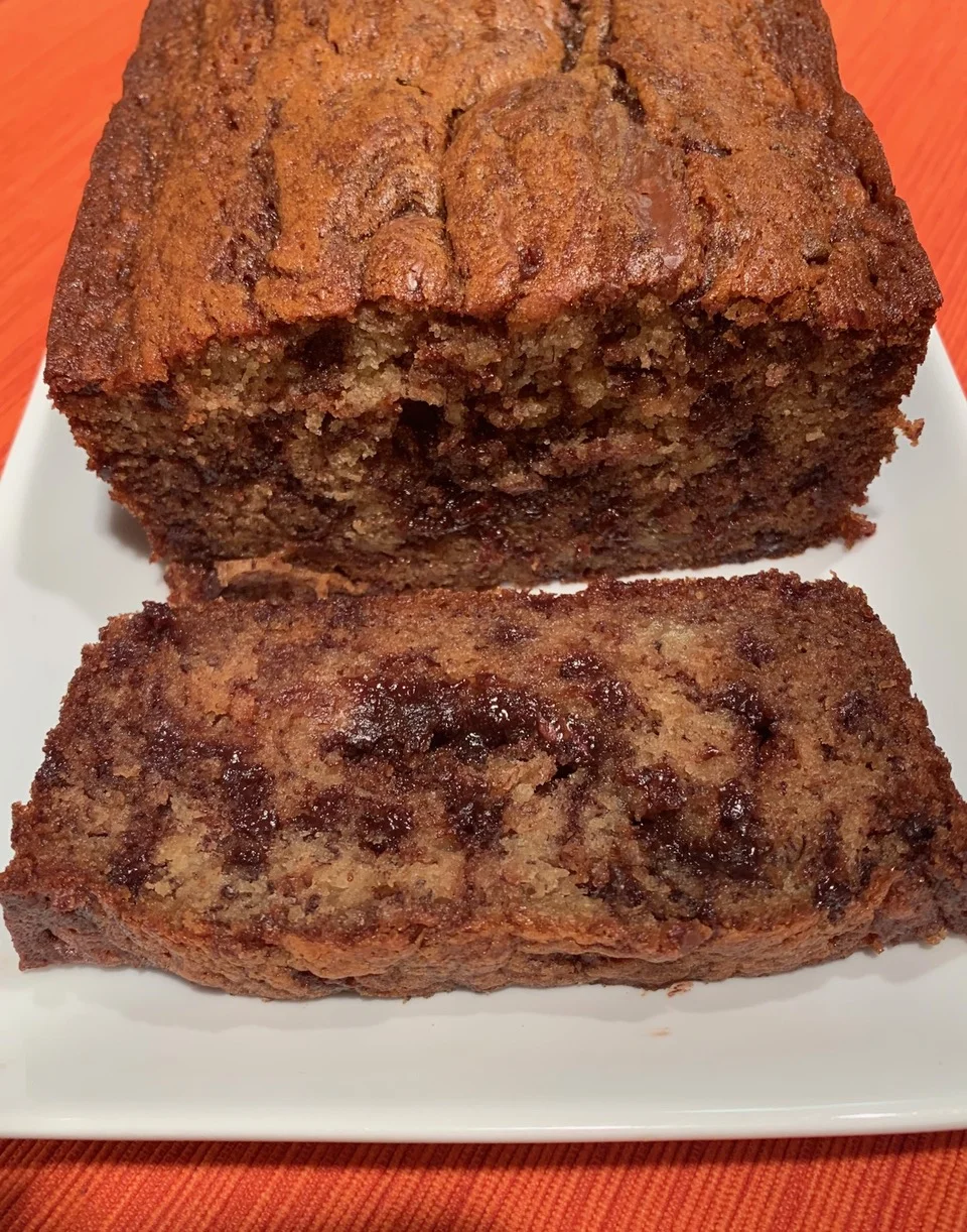 Chocolate Hazelnut Banana Bread