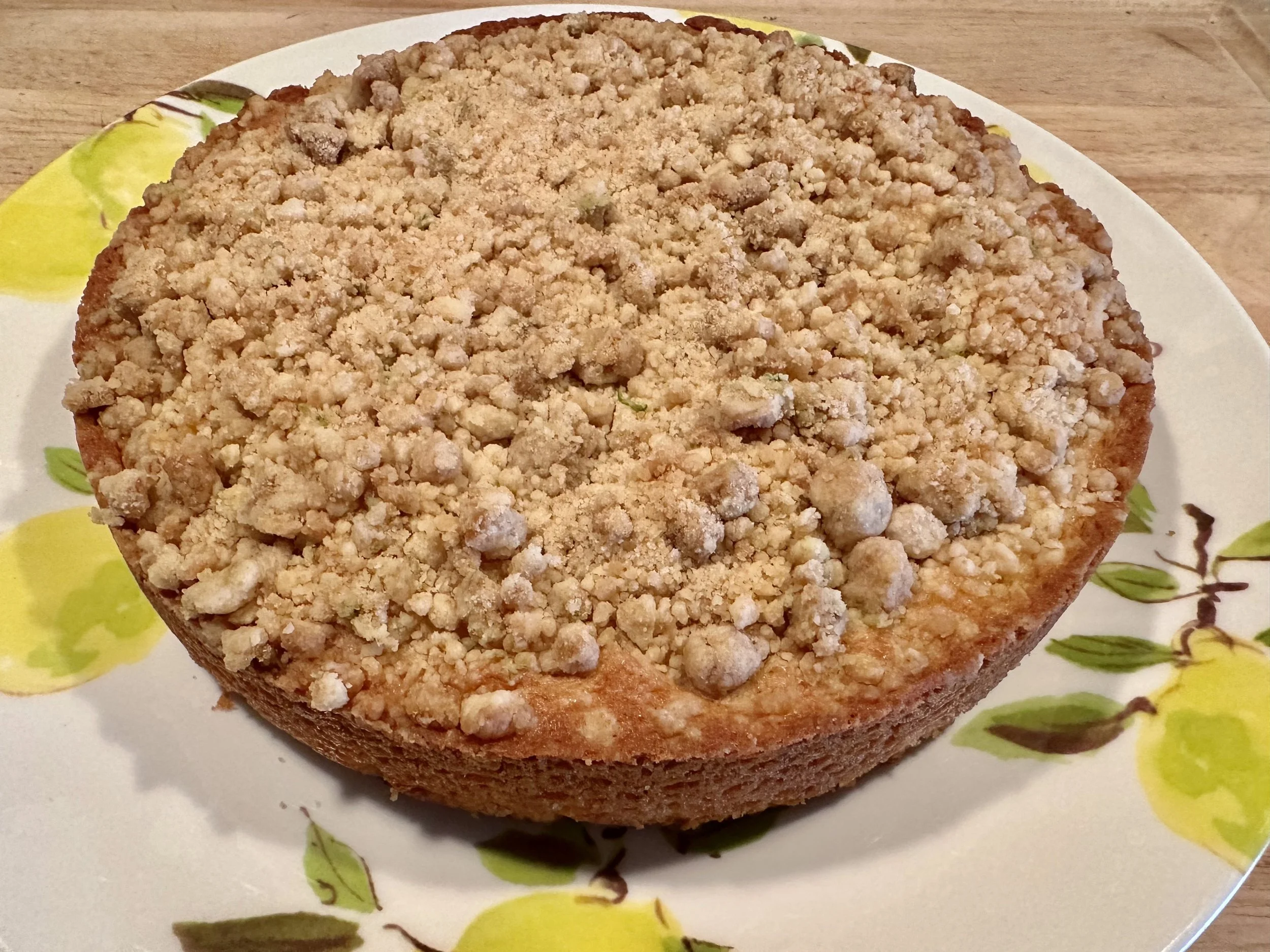 Meyer Lemon Olive OilStreusel Coffee Cake — Cooking with Class Chef