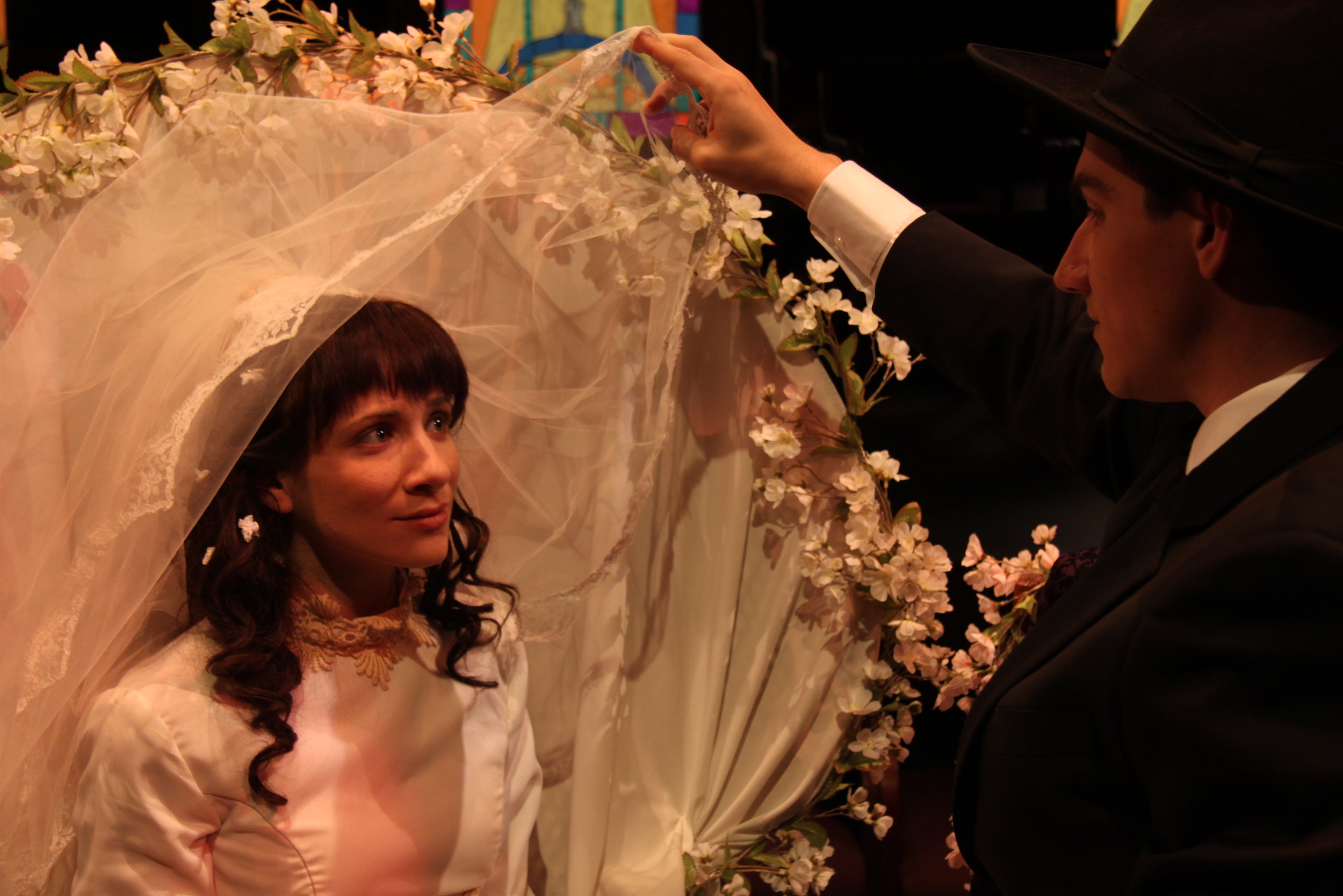  Julie Tepperman as Rachel and Aaron Willis as Chaim in YICHUD (Seclusion) 