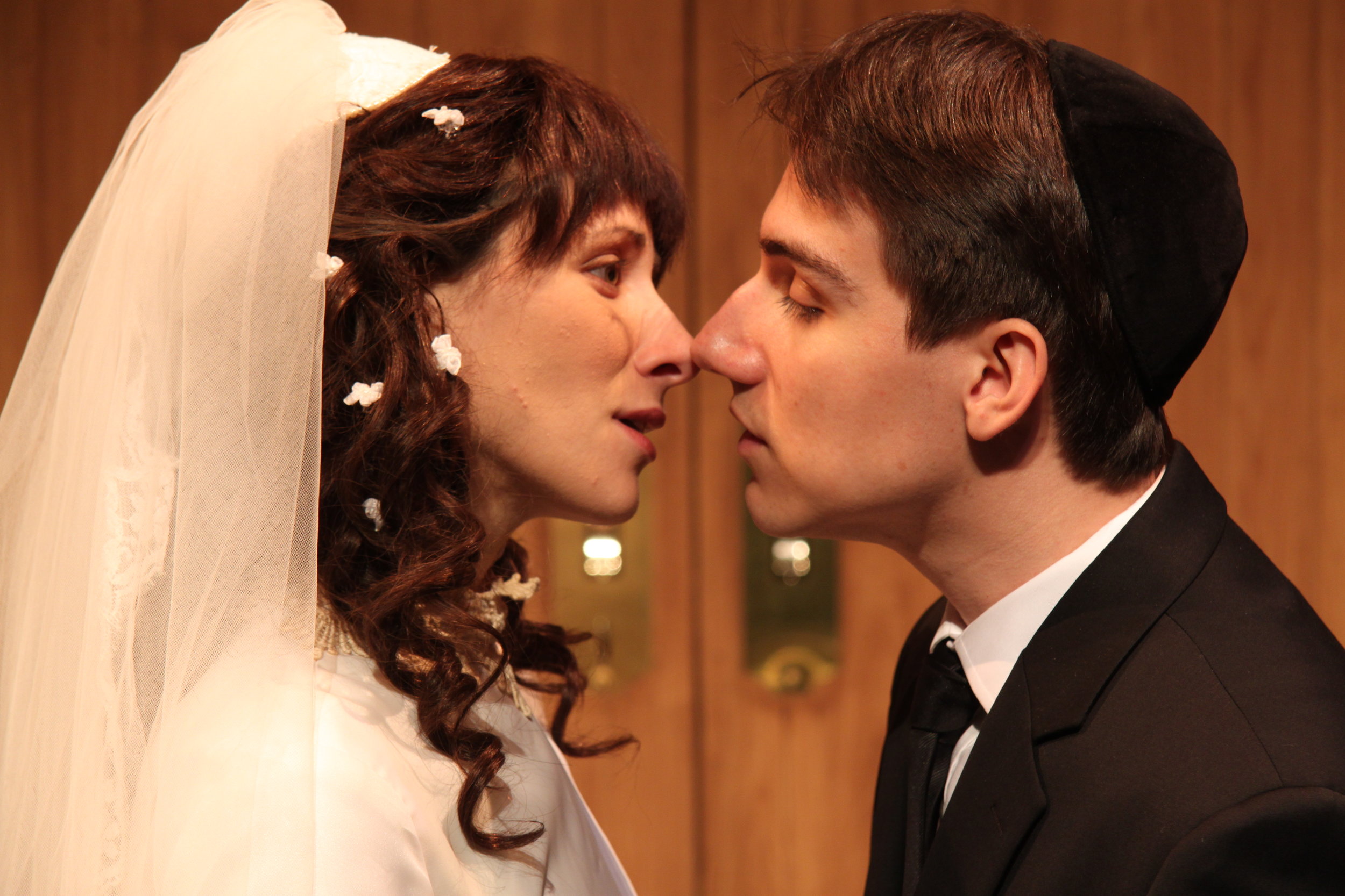  Julie Tepperman as Rachel and Aaron Willis as Chaim in YICHUD (Seclusion) 