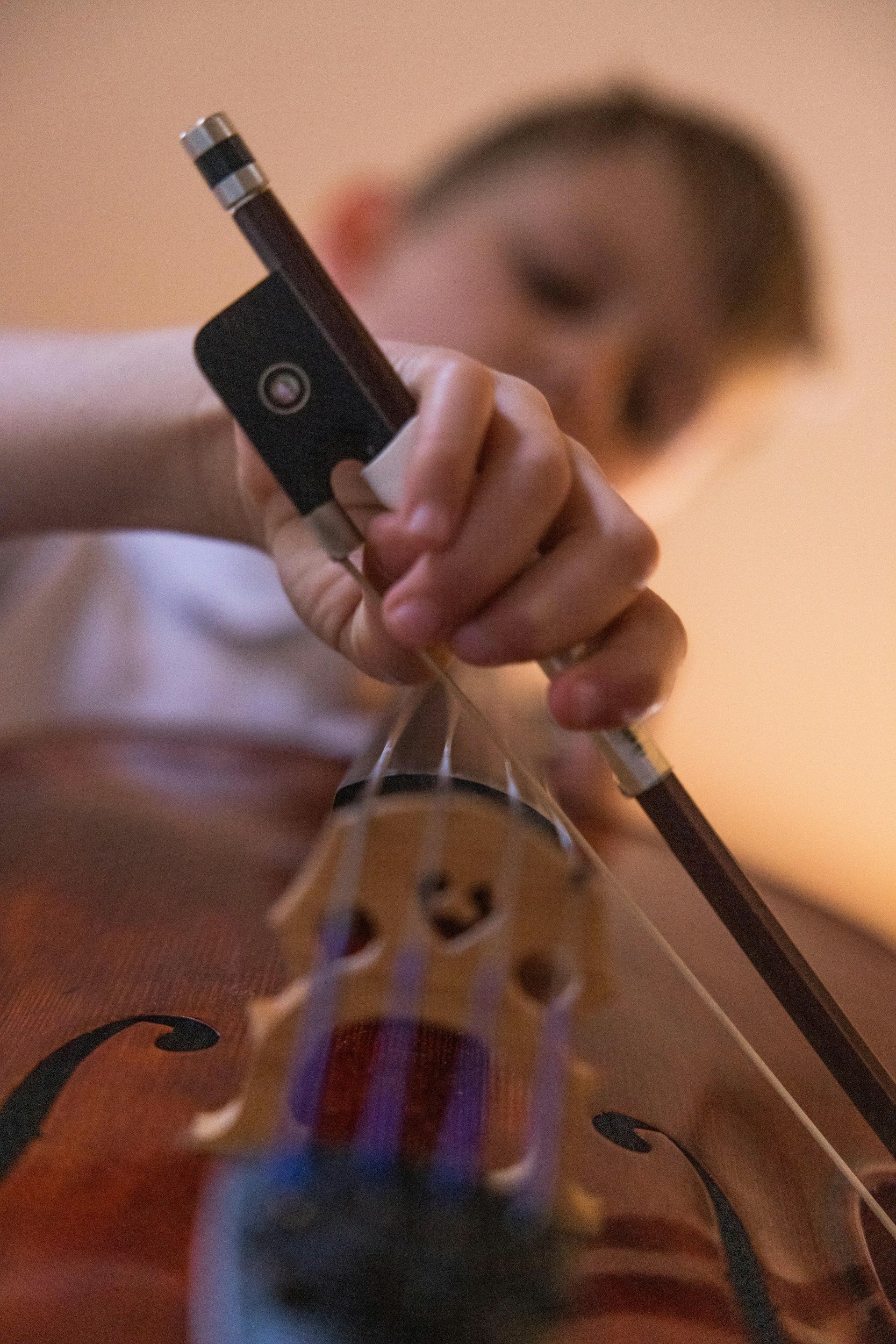 Kid Playing Cello