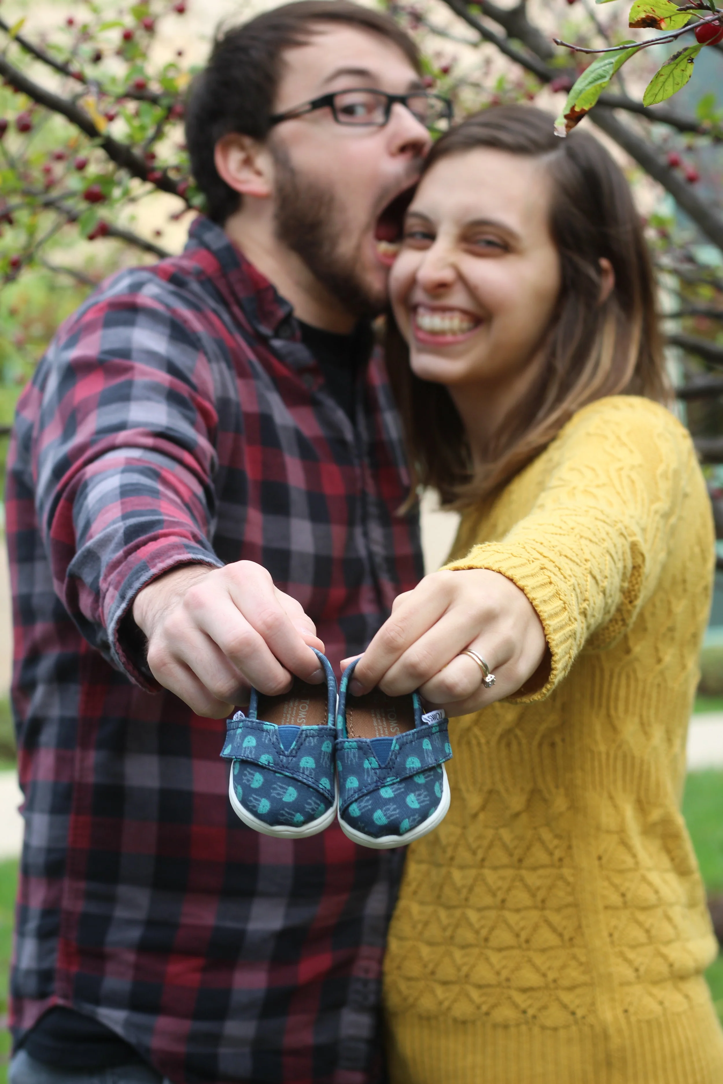  my niece’s birth announcement photos, Roger &amp; Emma / fall 2017 
