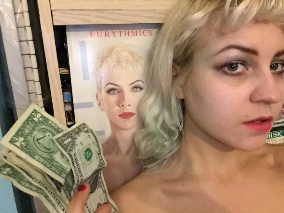 back home & employed, bout to cut another record with my band eurythmics 