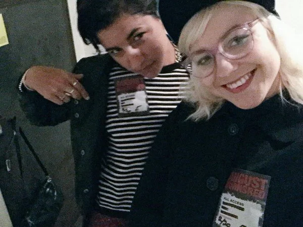 Sofia & I backstage at FFAK. TUCK YEAH!!