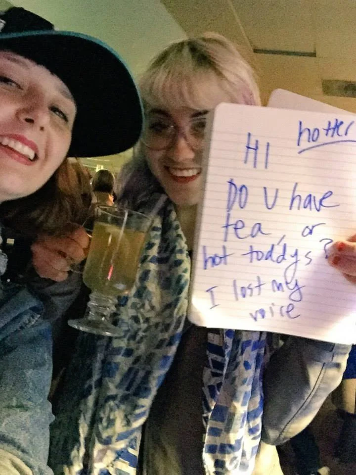  lost my voice and dignity at sxsw and had to communicate via notebook or stephen hawking-modding my laptop