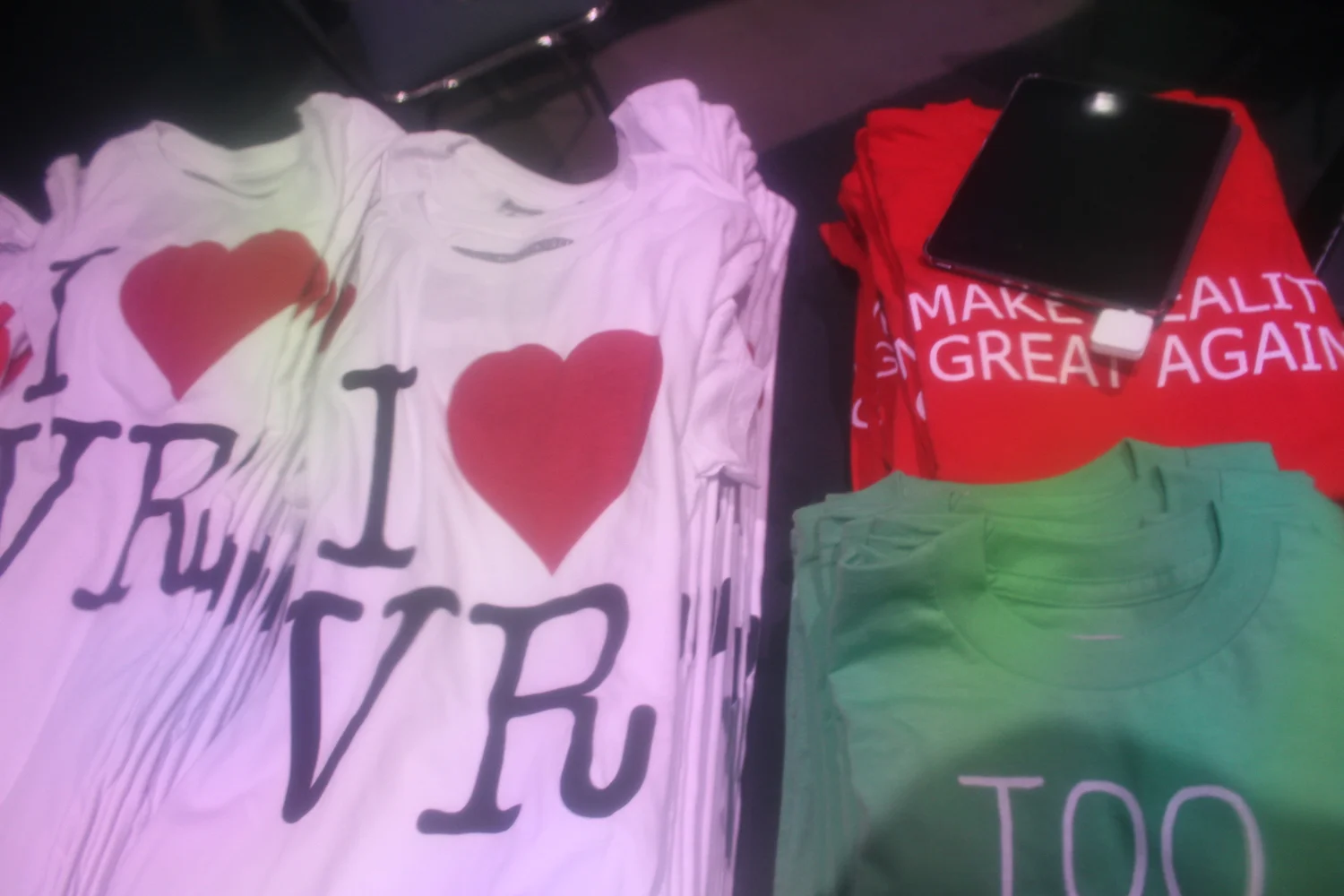you fecking bet I got one of those I♥️ VR shirts.