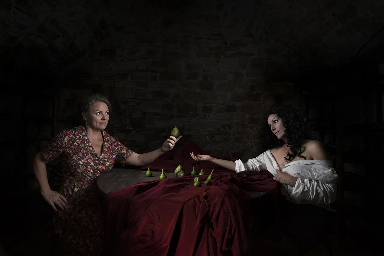 Homage to Duccio: Eve and the Maiden