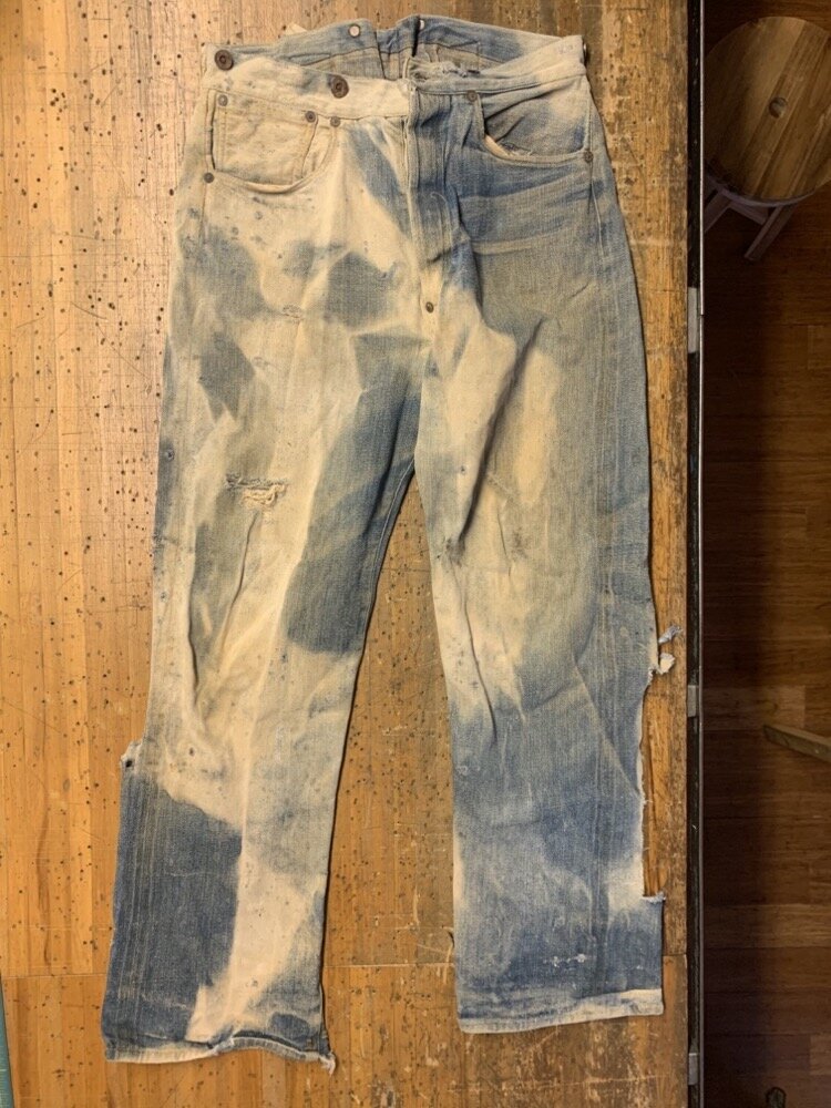 Early 1900 era Levi's Waist Overall — Bowery Blue Makers