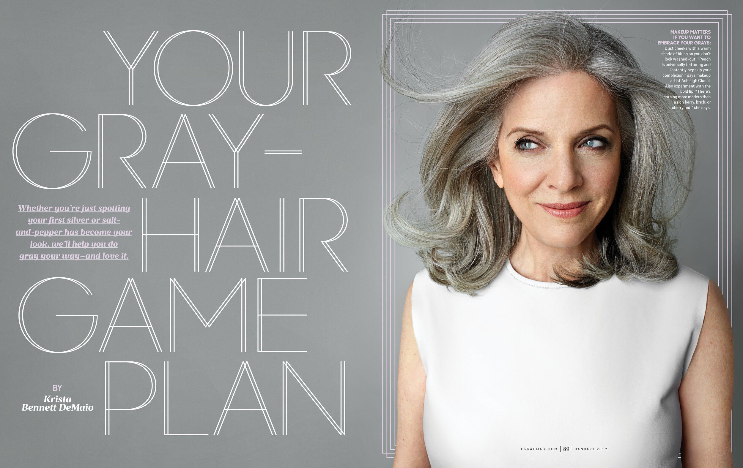 "Your gray-hair game plan"