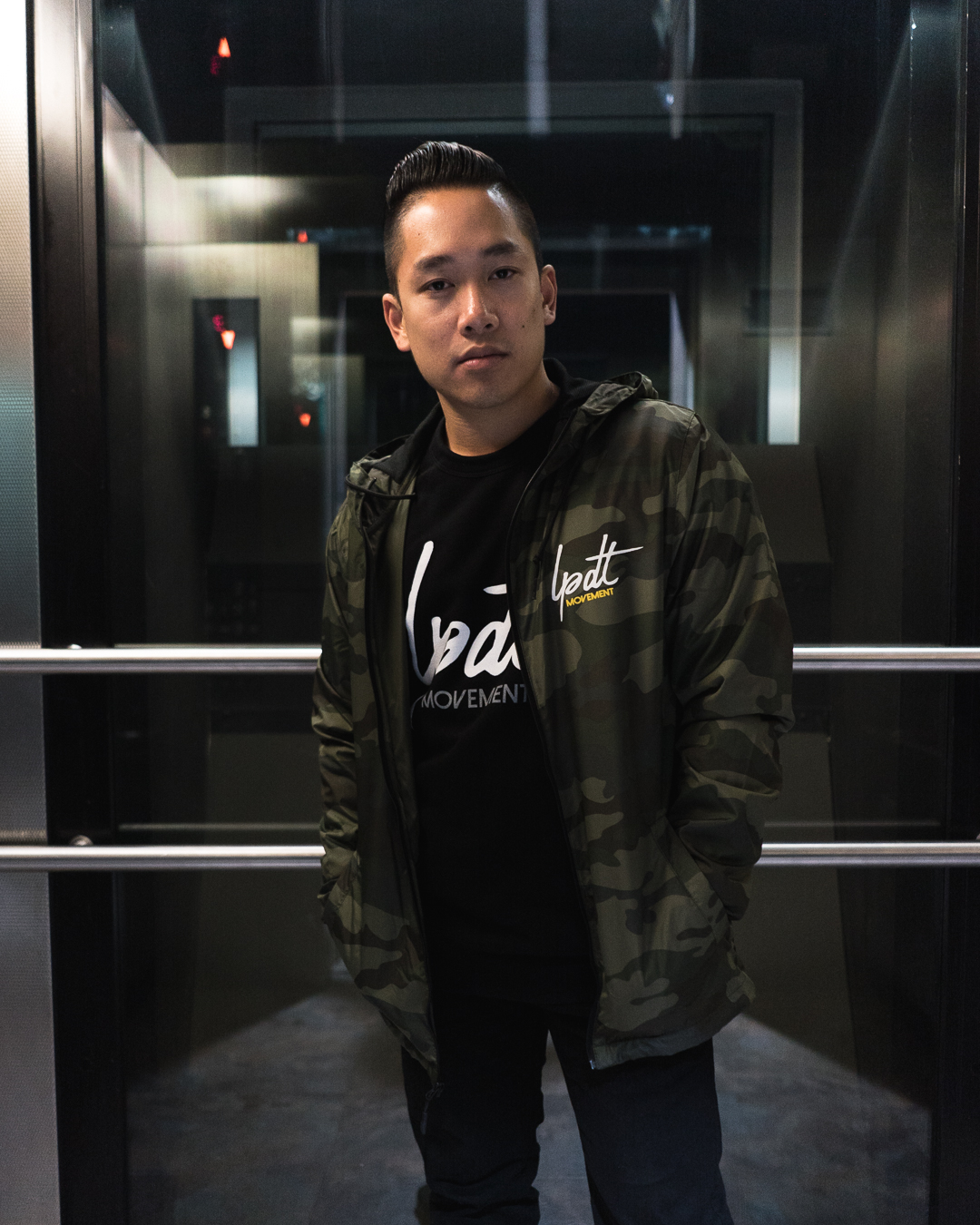 windbreaker camo jacket