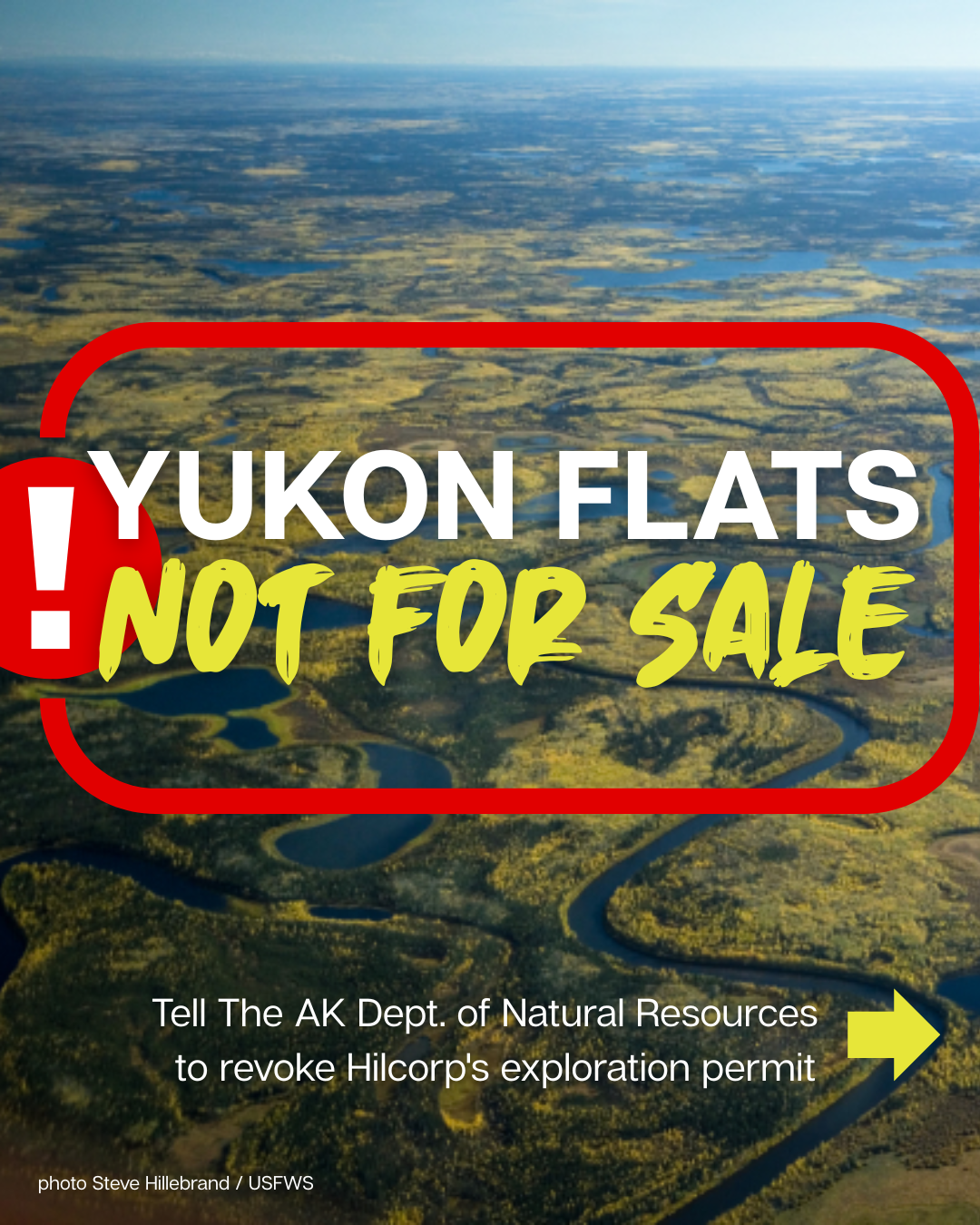 YUKON FLATS NOT FOR SALE