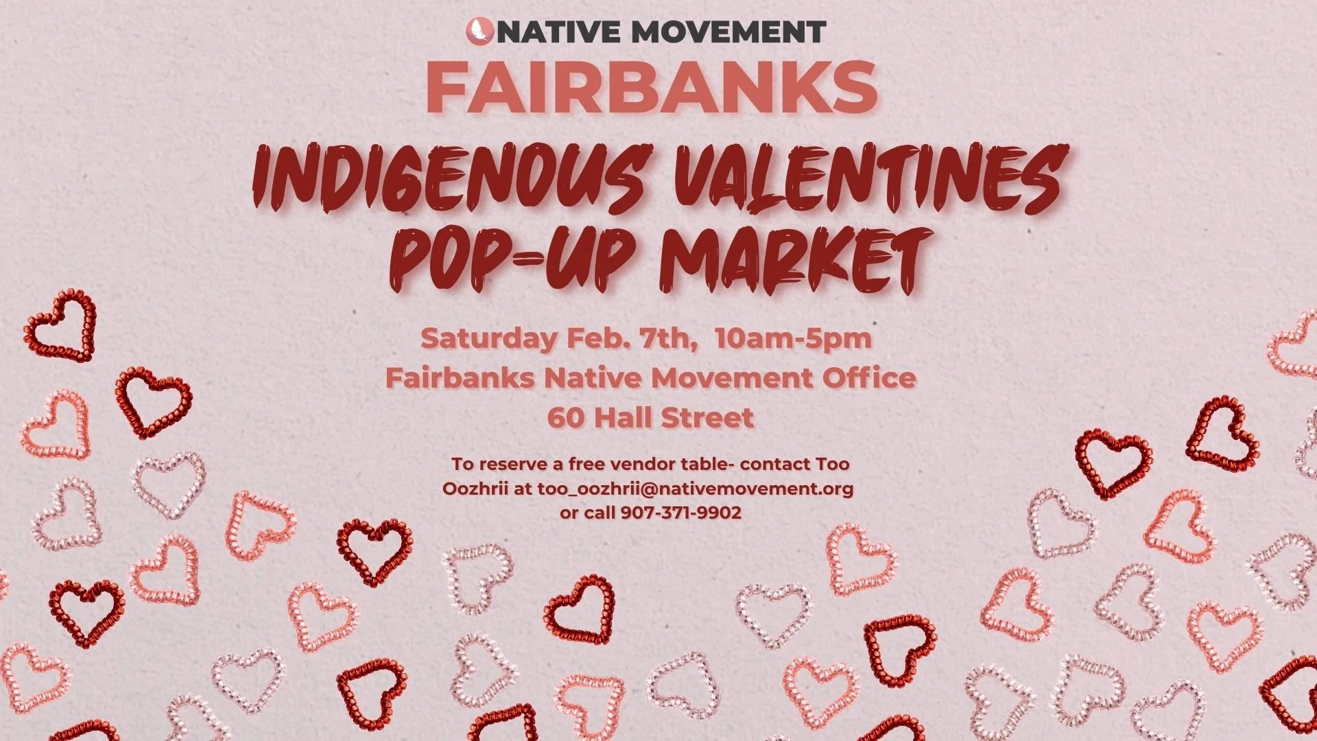 Indigenous Valentine Pop-up Market