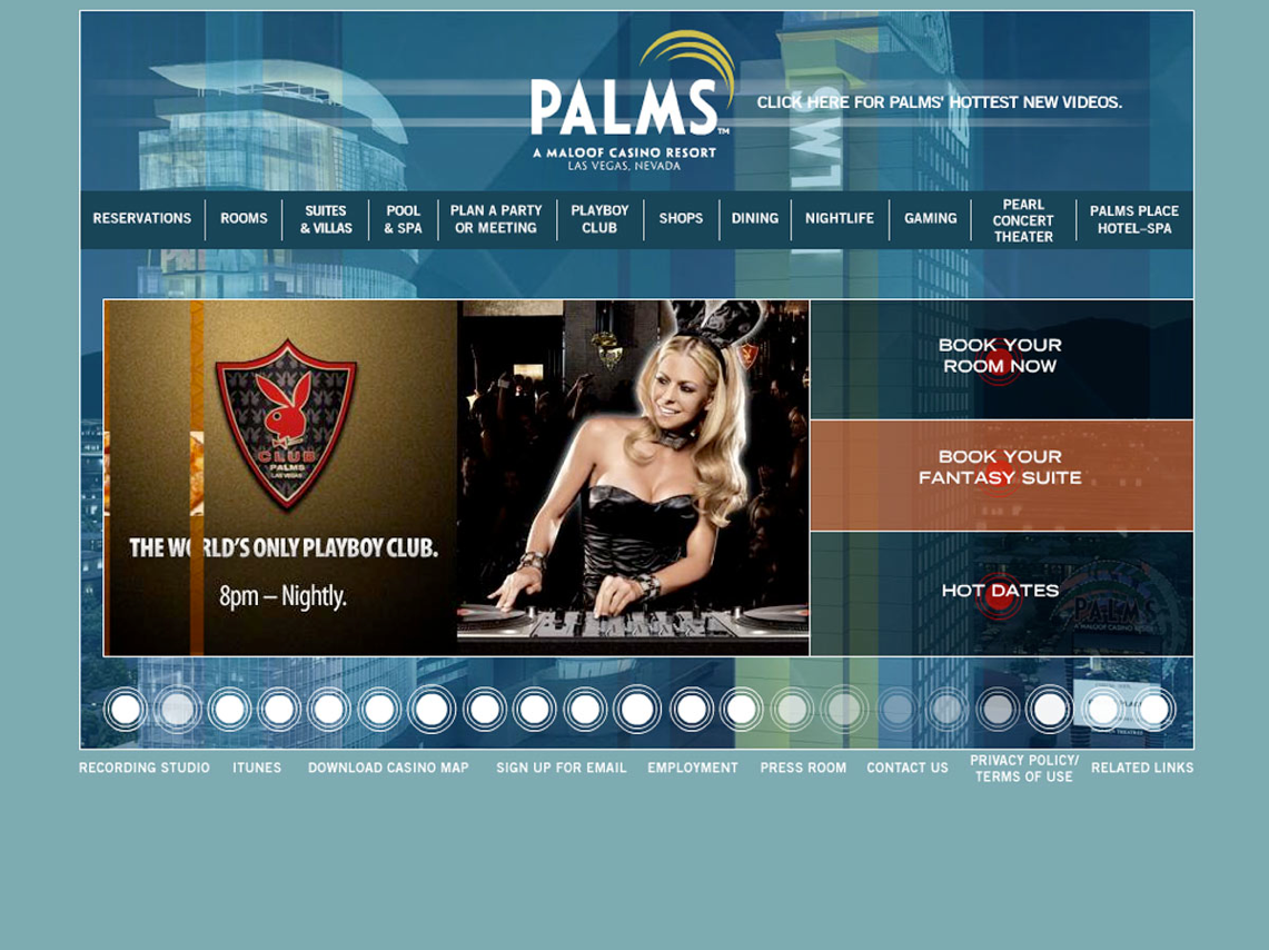 Palms resort home page