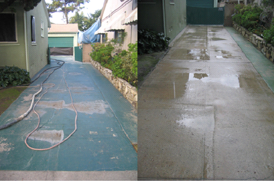 Paint Removal From Concrete