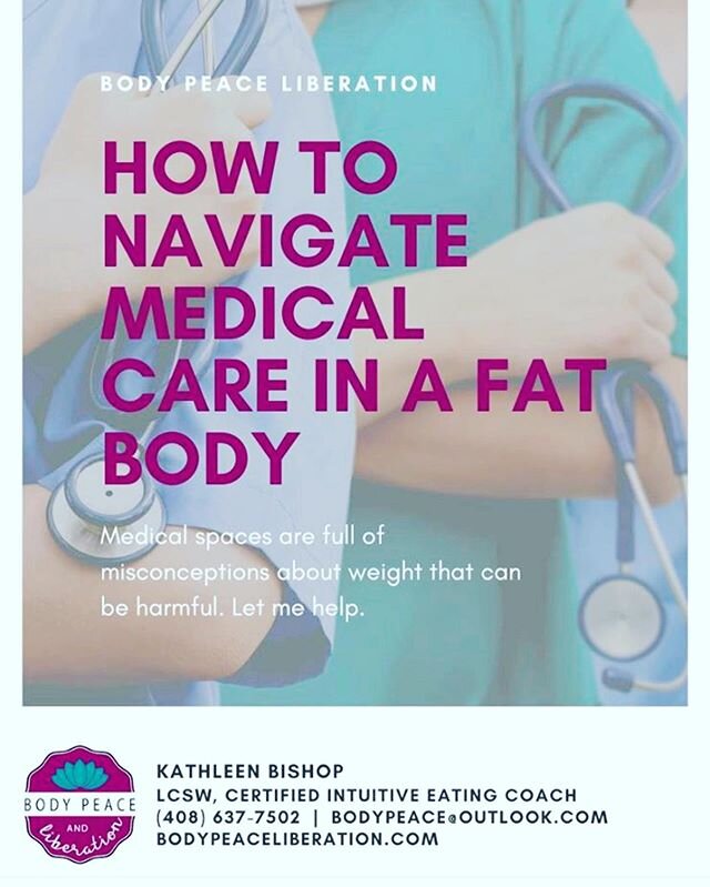 I&rsquo;m giving away a FREEBIE: How to Navigate Medical Care in a Fat Body. Click on the link in my bio or go to bodypeaceliberation.com and sign up for my newsletter to get the zine!
.

If you find yourself waiting to live your life, not showing up