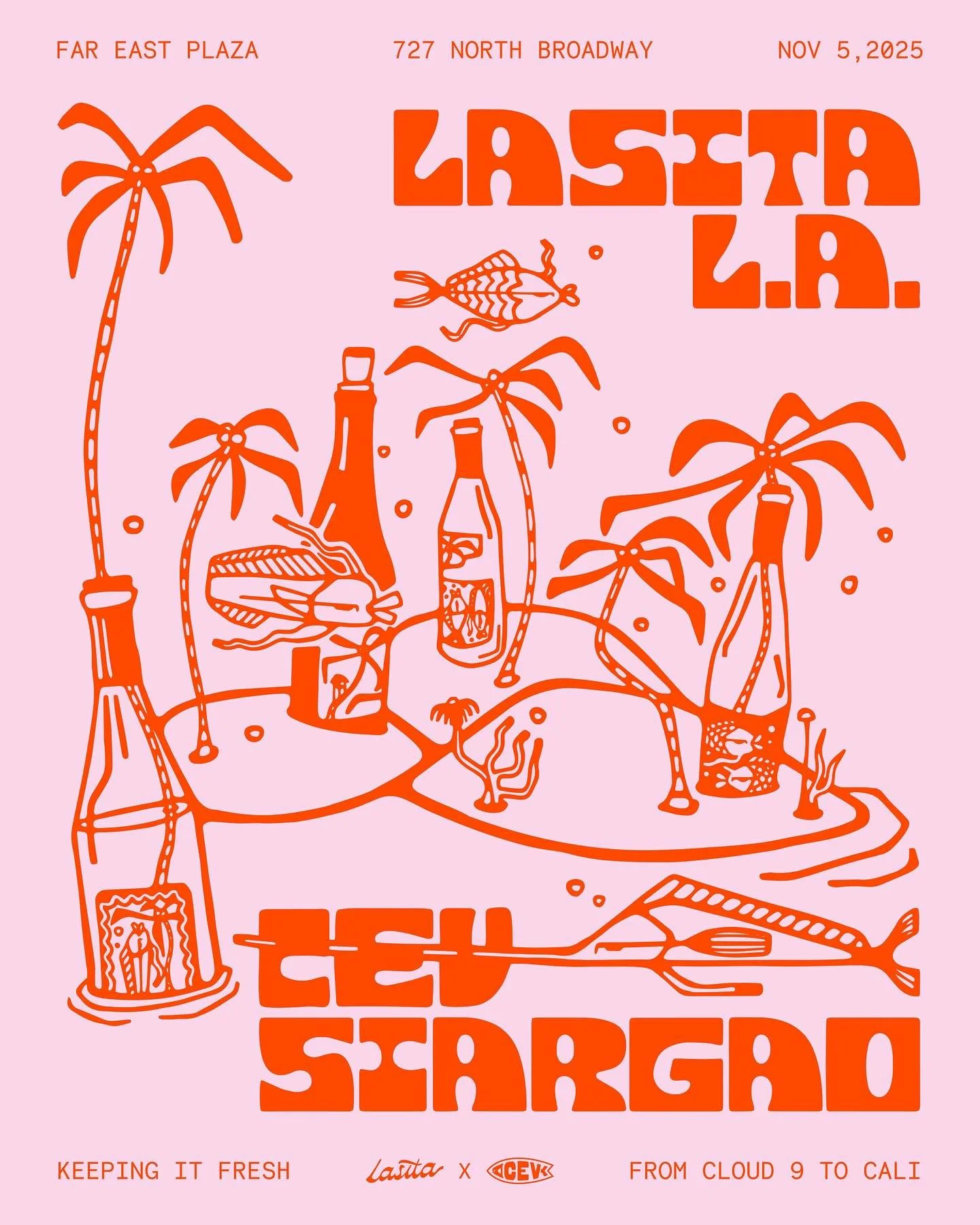 From cloud 9 to Cali, we&rsquo;re proud to host our friends from Siargao, Philippines @cevsiargao! - the vibey, one-of-a-kind kinilaw and ceviche restaurant beloved by locals and visitors alike.

Chef @daviddelro and Chef @mf_food are teaming up for 