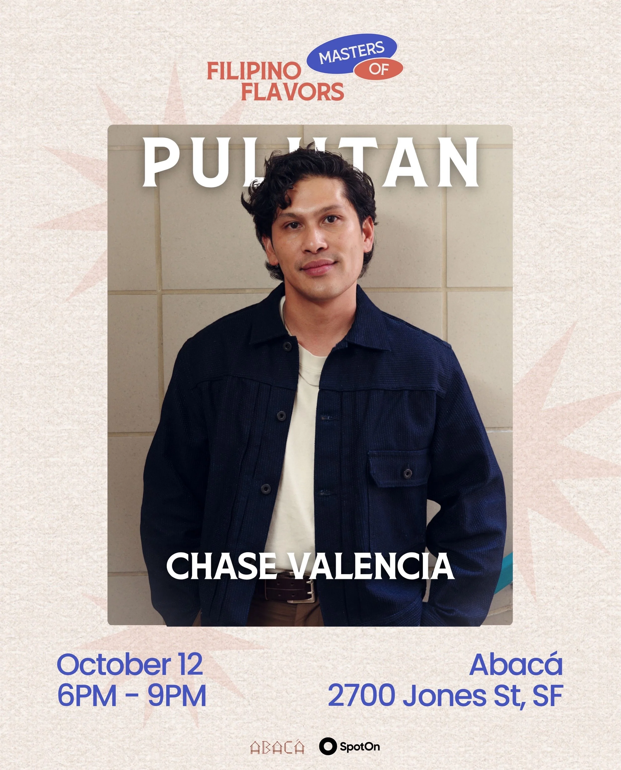 Bay Area fam, catch @txeis_valencia of Lasita at Abac&aacute; for Filipino American History Month! 🔥

We have an incredible lineup of collaborators for FAHM: Pulutan Night, happening October 12, 6PM. Let&rsquo;s party over a walk-around dining exper