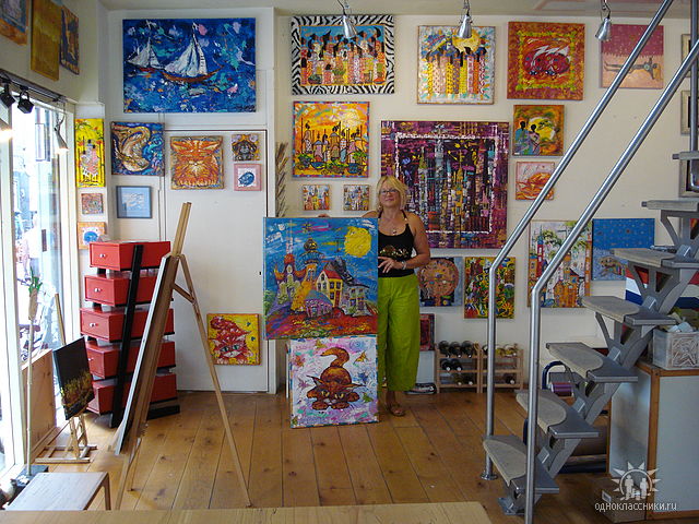 Expositie galerie Kunst&ZO, 2014, Groningen ,Painting by Tatyana Murova, www.artterra.com