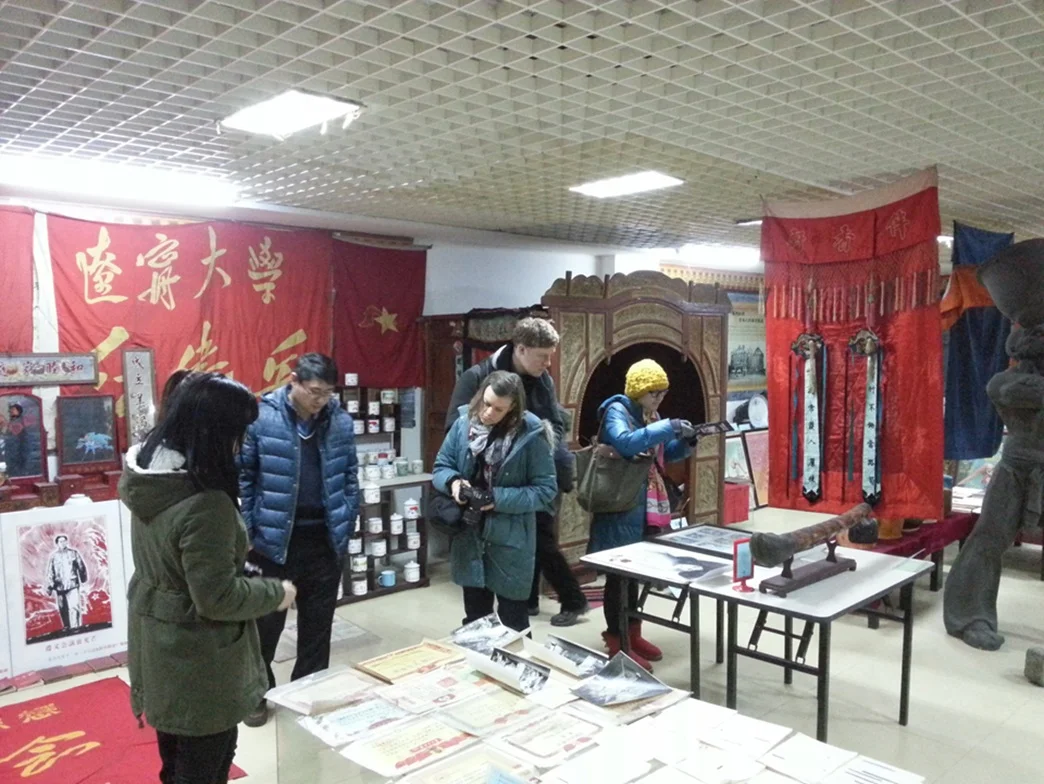 Visiting the Local History Museum in Shenyang, March 2015