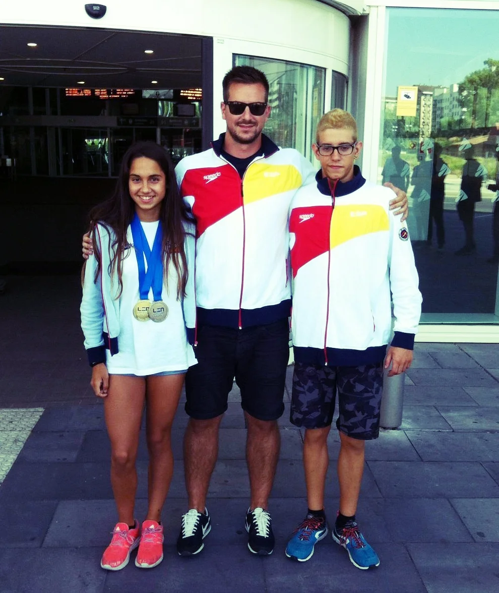 Alba Romero, Antonio Jiménez y Fernando Godoy.