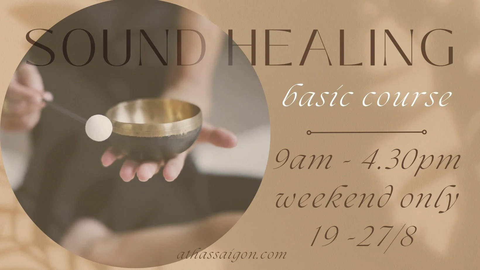KHOÁ CHUÔNG XOAY CƠ BẢN | BASIC SOUND HEALING COURSE