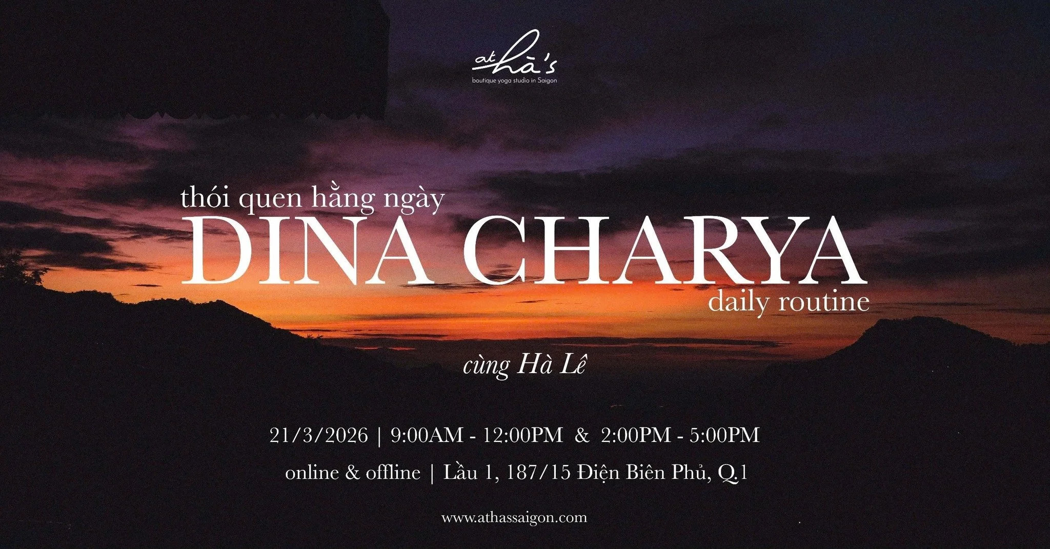 DINA CHARYA | THÓI QUEN HẰNG NGÀY