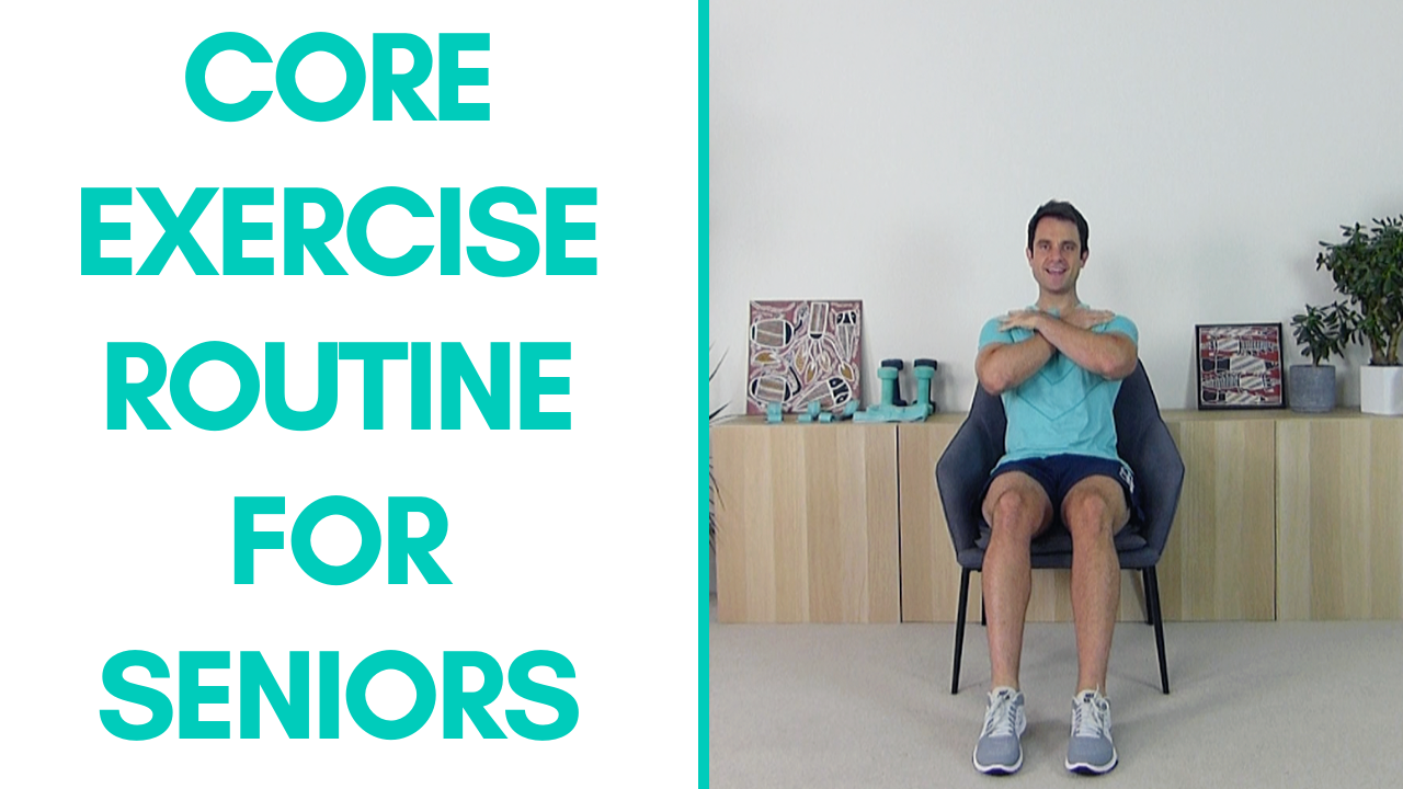 Core Exercise Routine For Seniors (Seated)  Seniors Chair Exercises — More  Life Health - Seniors Health & Fitness