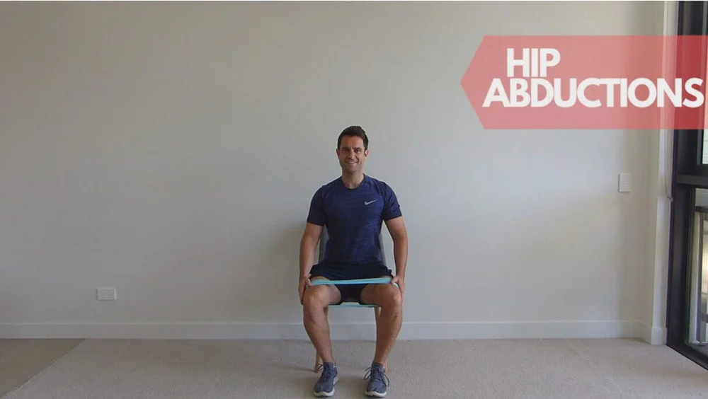 Standing Hip Abduction With Theraband
