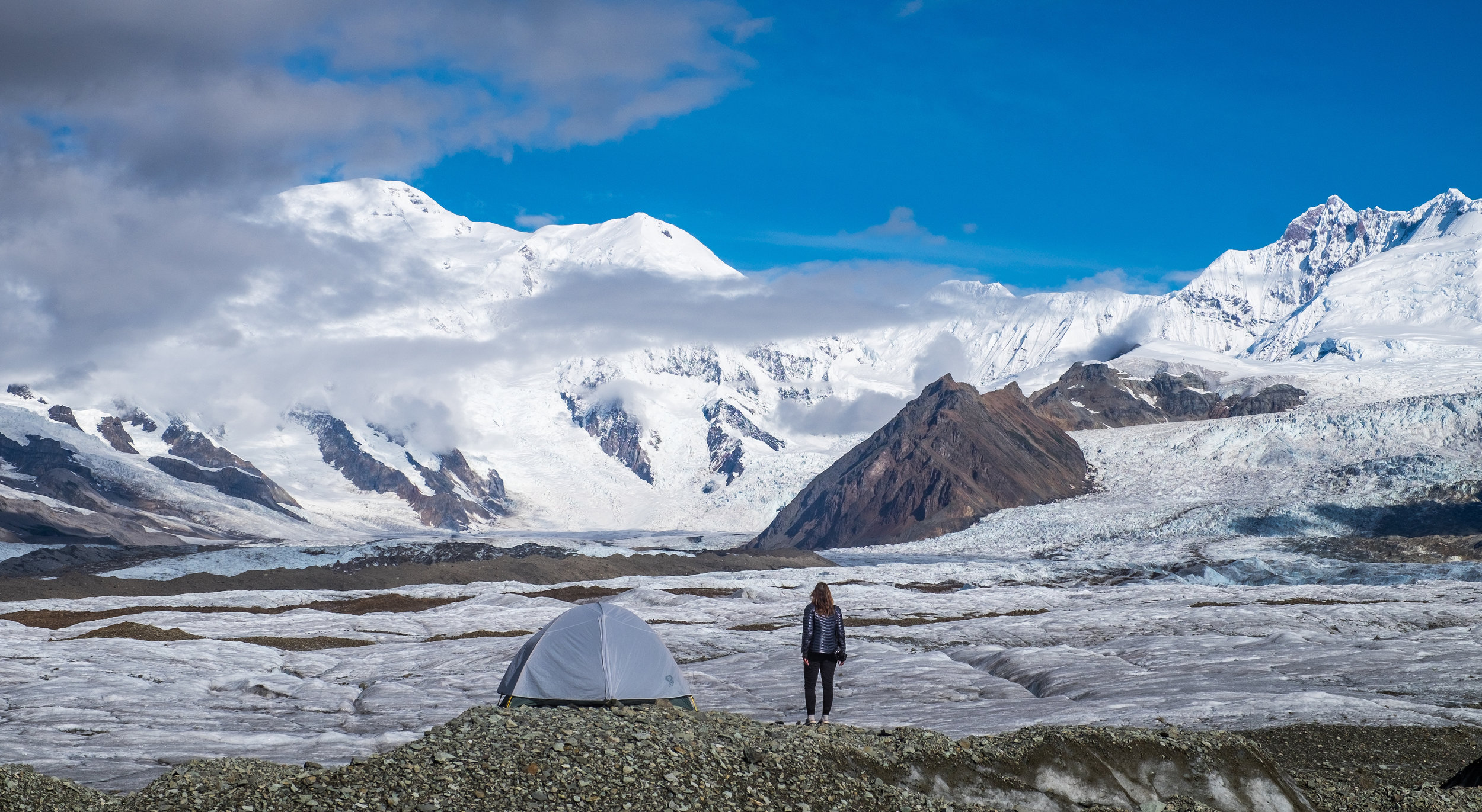 On top of the world in Wrangell-St. Elias National Park and Preserve in Alaska