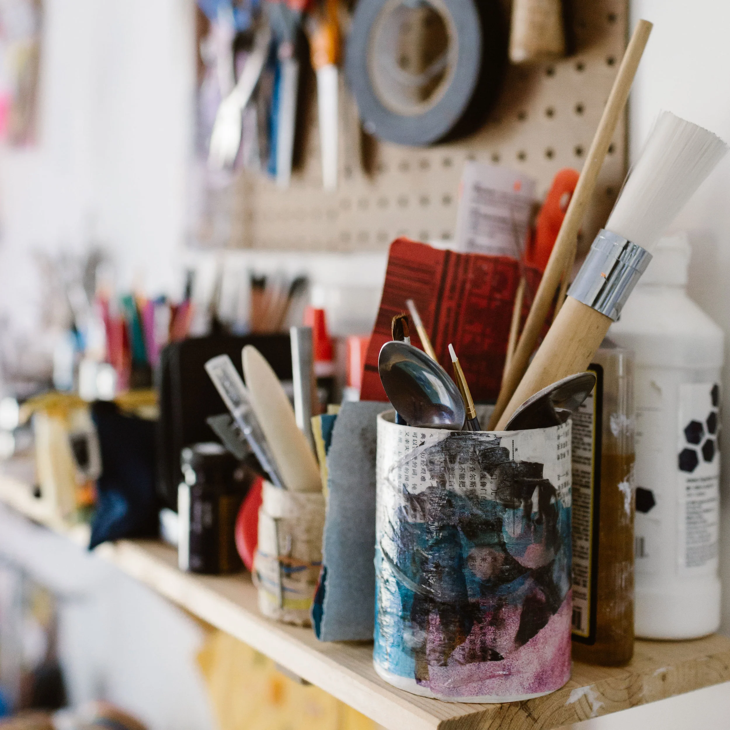 my tools are a jumble, but all tidied up!