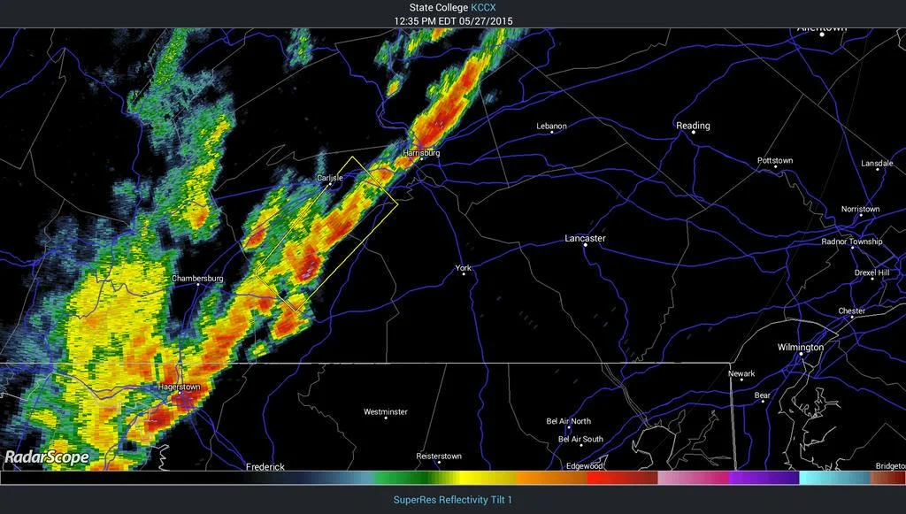 12:55 PM | Strong-to-severe thunderstorm threat for later today along the I-95 corridor