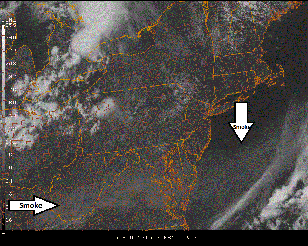 12:20 PM | Redder-than-normal sunset possible tonight due to Canadian wildfire smoke