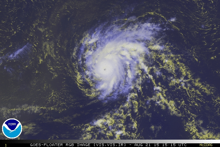 12:15 PM | The first hurricane of the Atlantic tropical season...likely headed towards Puerto Rico and Hispaniola...may reach its peak intensity during next 24 hours or so and then weaken