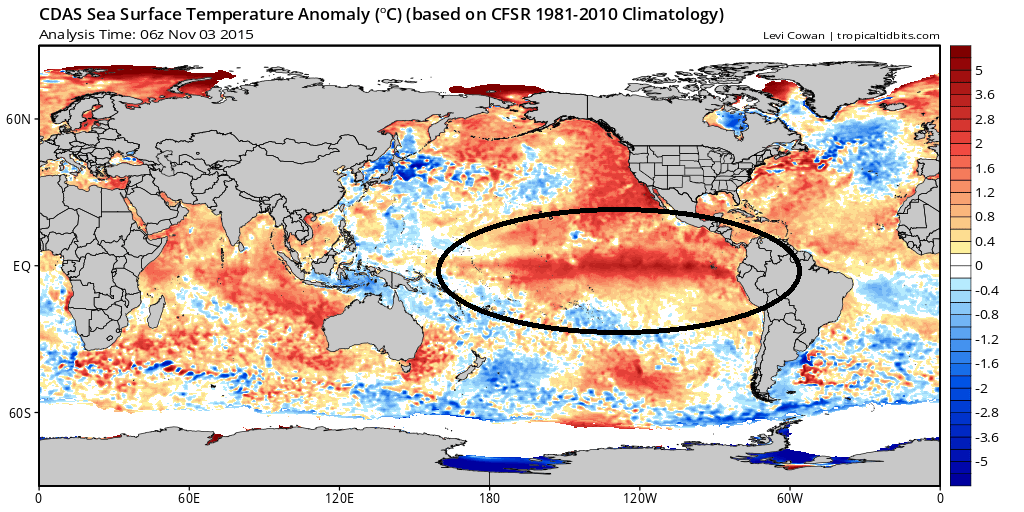 11:40 AM | El Nino should completely reverse in a year or so