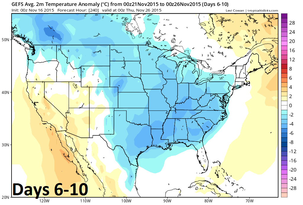 10:00 AM | Heavy rain event on Thursday triggers pattern change to noticeably colder