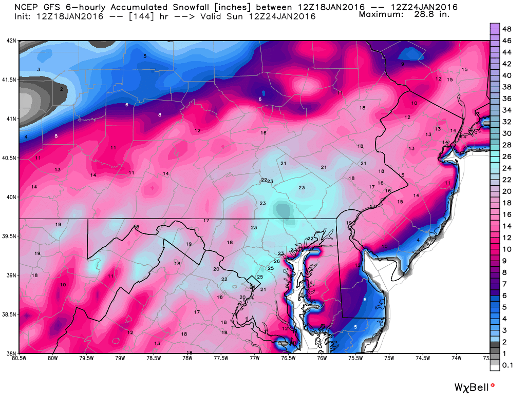 12:10 PM | **Major snowstorm potential continues for late week**