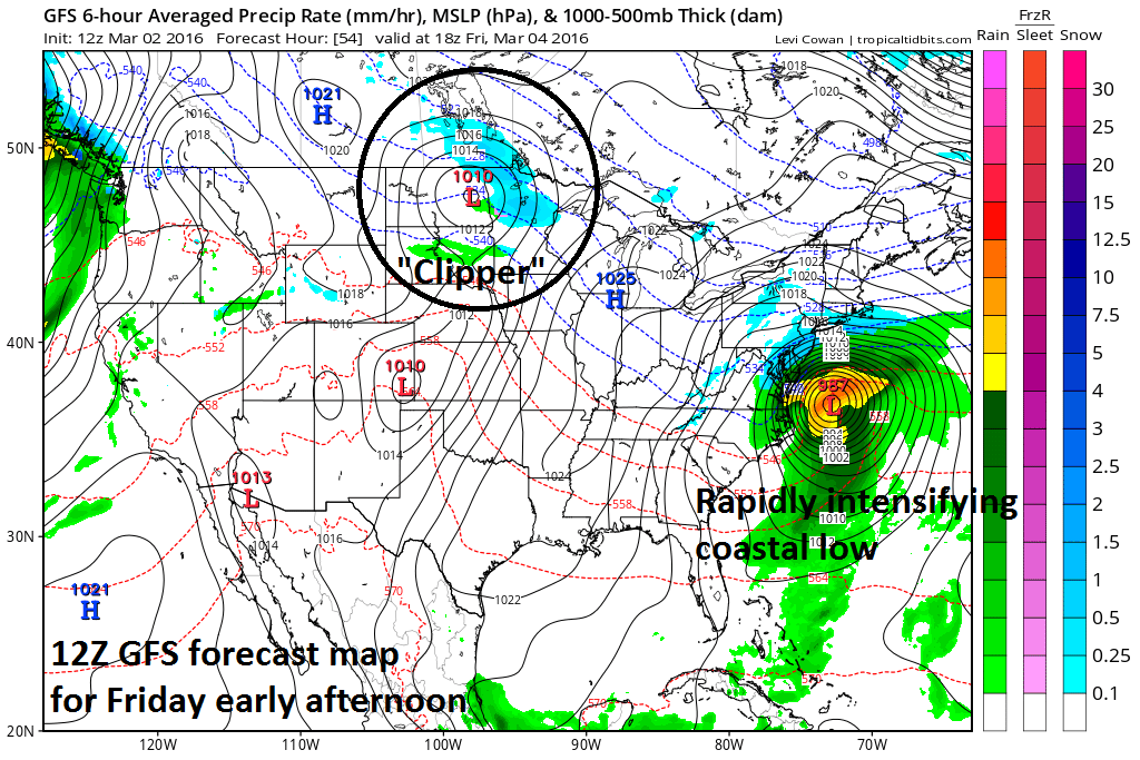 12:50 PM | *Accumulating snow threat continues for Thursday night/Friday*