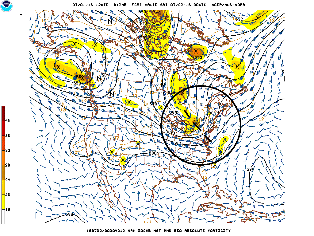1:00 PM | *Showers and thunderstorms later today into tonight...some of the storms can be strong-to-severe...another interesting event early next week*