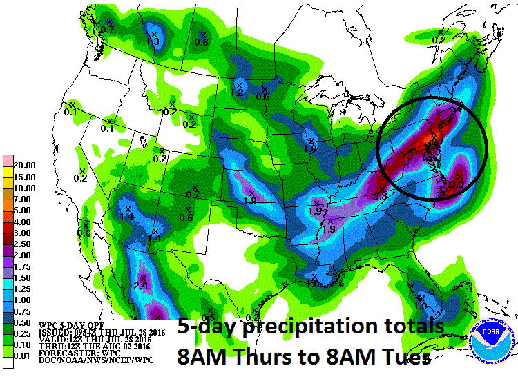 11:15 AM | **Torrential rain and possible strong-to-severe thunderstorms on the way**