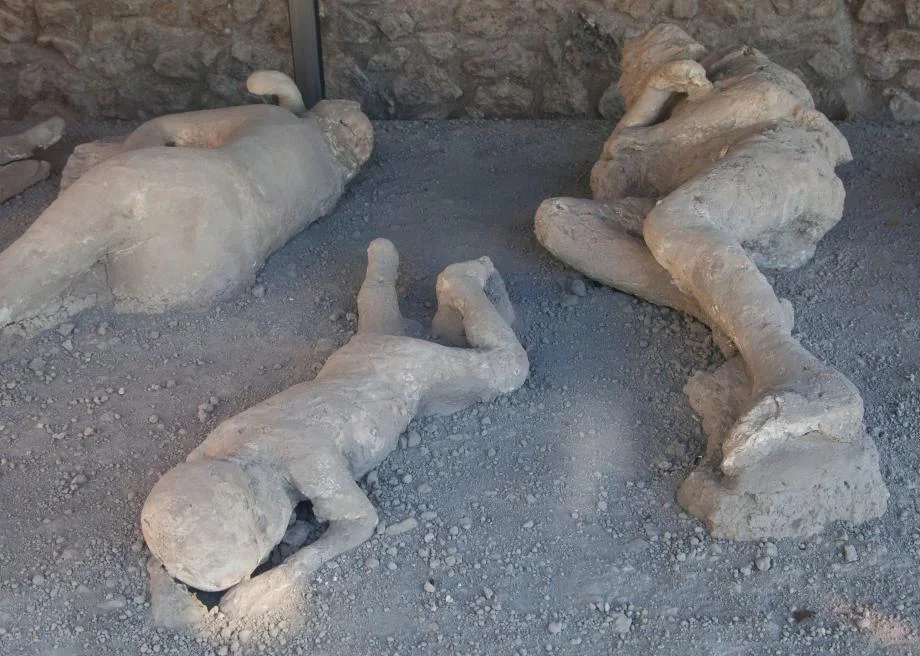 800 AM On this date in 79 A.D., Mount Vesuvius erupted and Pompeii