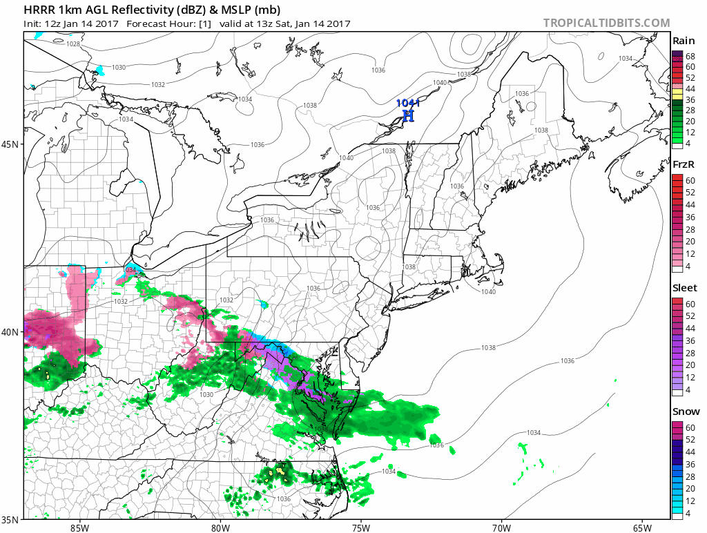 8:50 AM | *Two waves of precipitation today/tonight in the DC metro region*