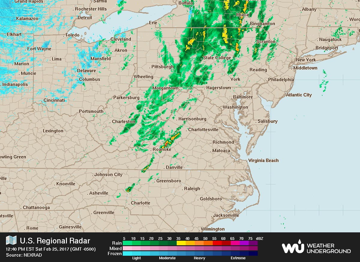 1:30 PM | **Warm spell to end with a bang in DC, Philly, NYC...strong-to-severe thunderstorms to arrive shortly**