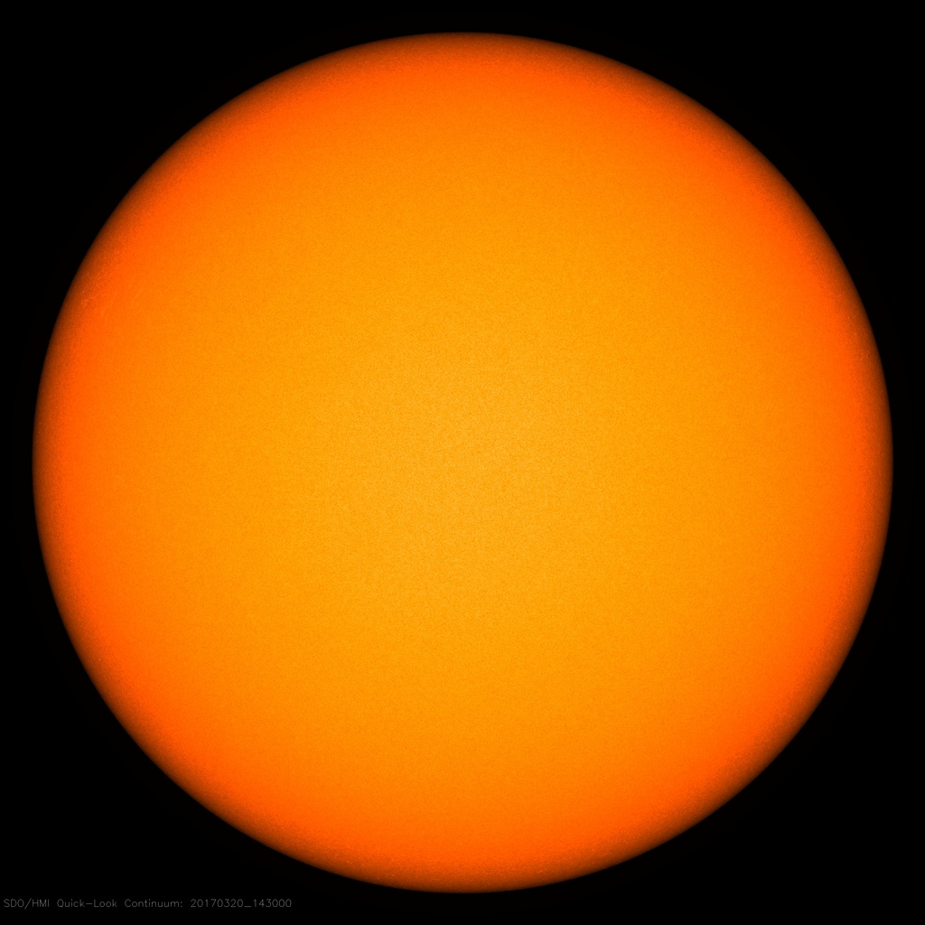 A blank look to the sun on Monday, March 20, and it has now been blank for two weeks straight; image courtesy NASA/GSFC