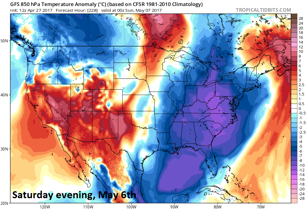 1:50 PM | *Current warm spell peaks on Saturday afternoon in the Mid-Atlantic region...definitely more cool weather coming*