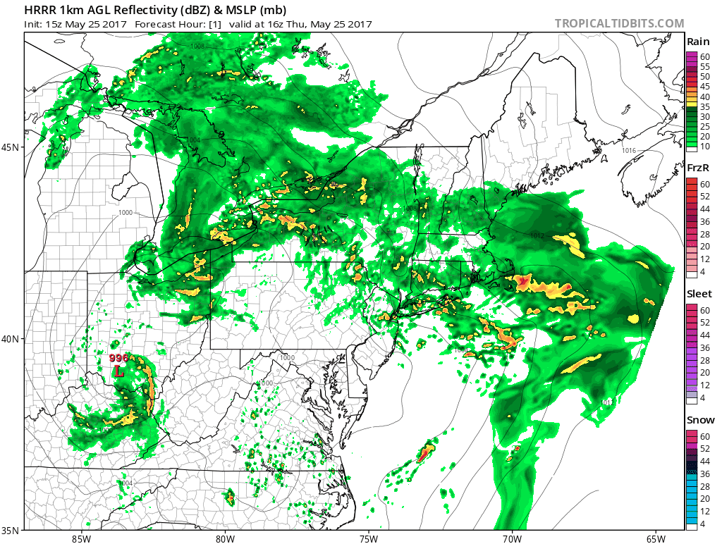 1:15 PM | *The potential for severe weather late today/early tonight*
